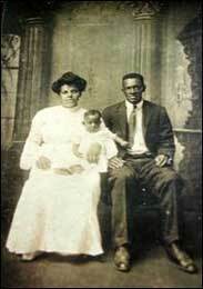 Harry and Sussie Roseberry with their child.