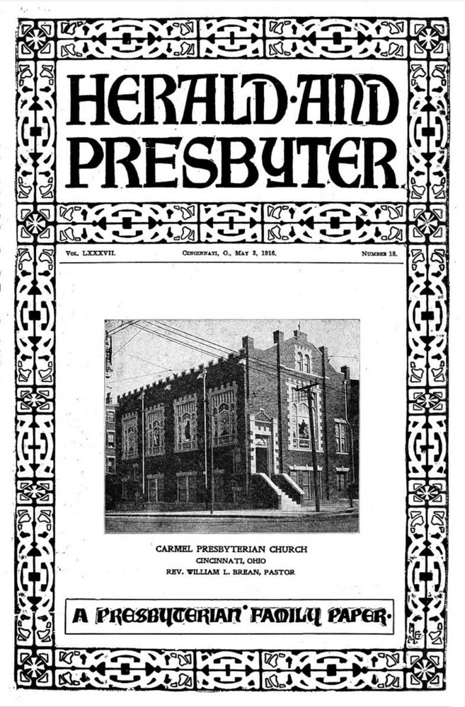 Herald and Presbyter Magazine, Cincinnati, May 3, 1916
