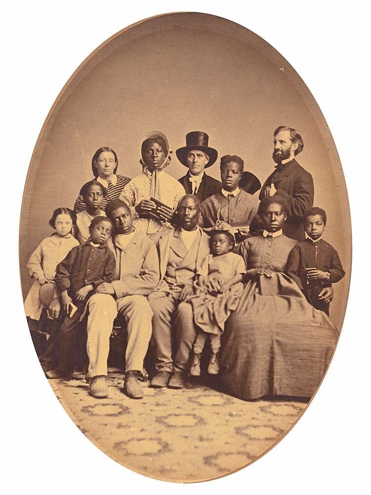 Escapees to Freedom on the Underground Railroad with Levi Coffin and Rev. Henry M. Storrs, ca. 1862-67
