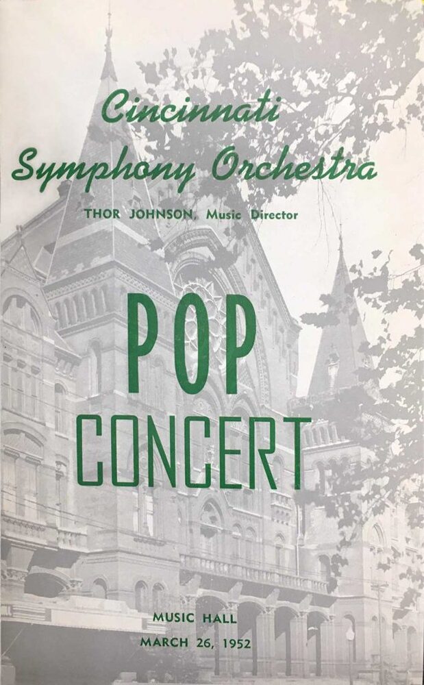CSO Pop Concert program cover