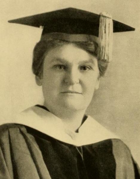 Portrait of President McVea from the 1922 Sweet Briar yearbook