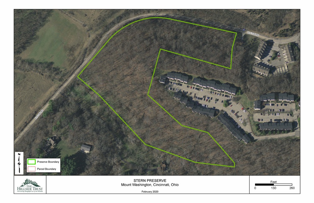 Site Plan of the Hillsidetrust Stern Preserve