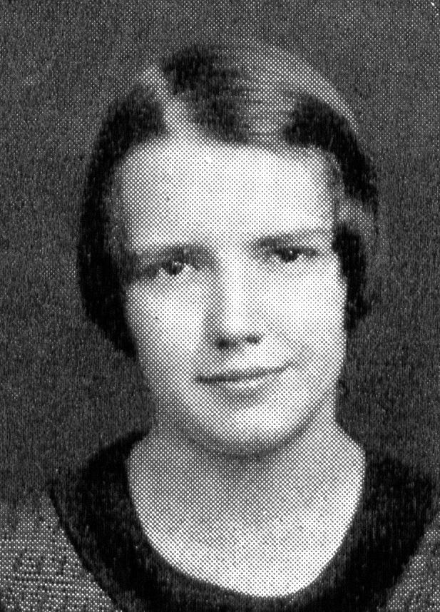 Photo of younger Louise Herring in 1932