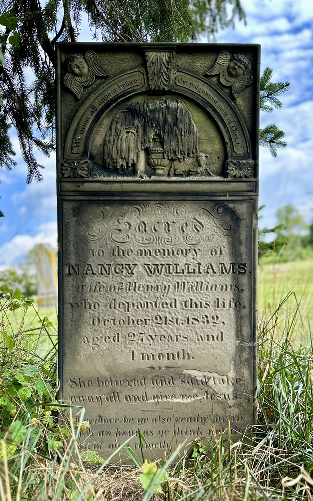 Gravestone of Nancy Williams