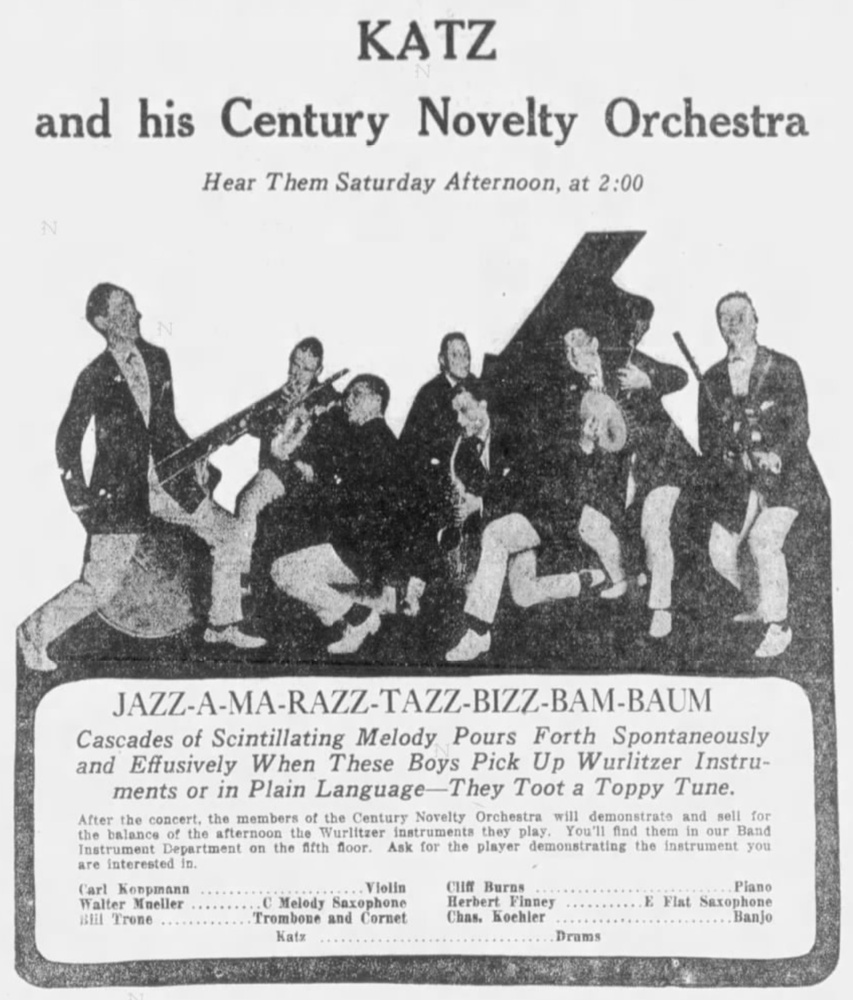 Katz and his Century Novelty Orchestra