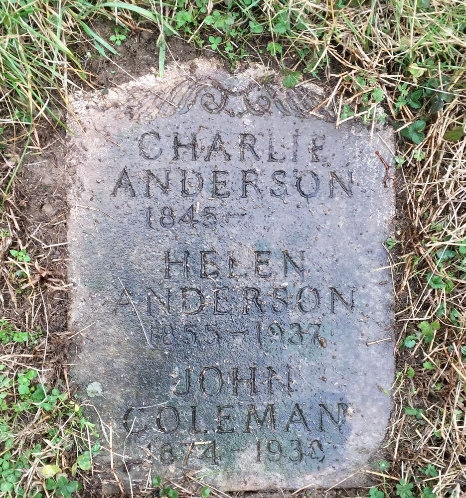 Gravestone of Charles H. Anderson