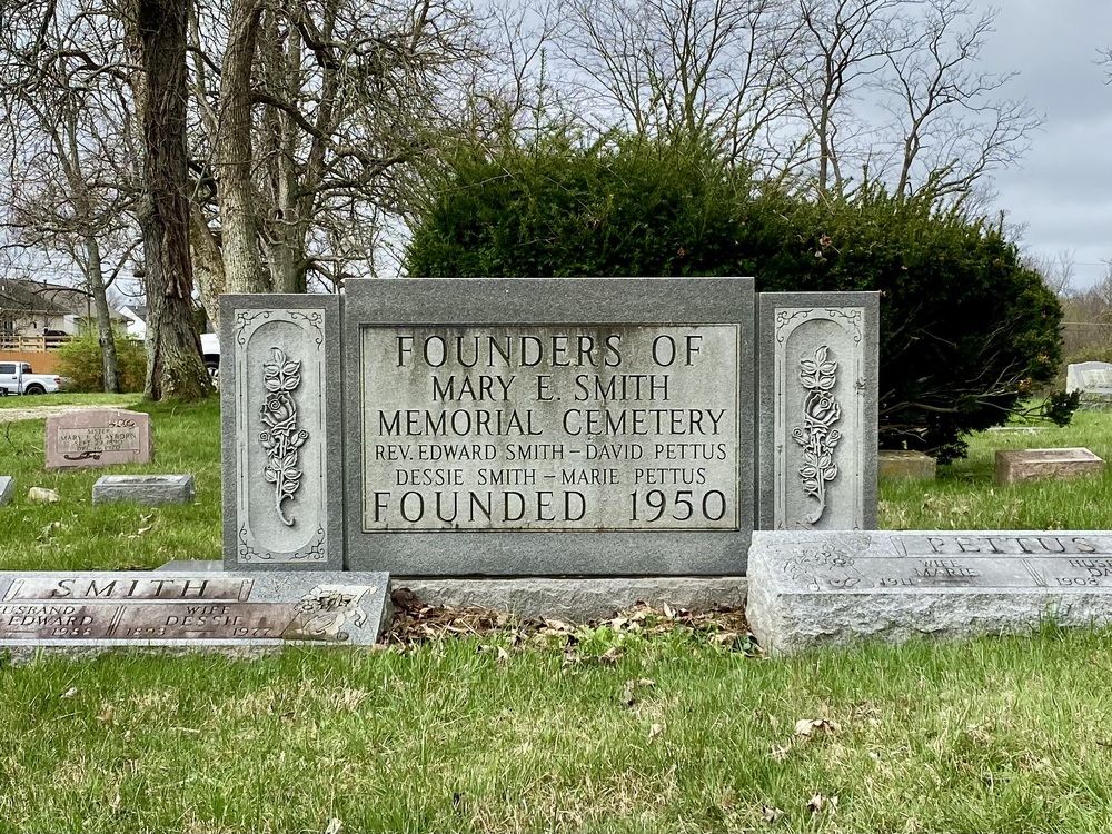 Founders of the Mary E Smith Cemetery