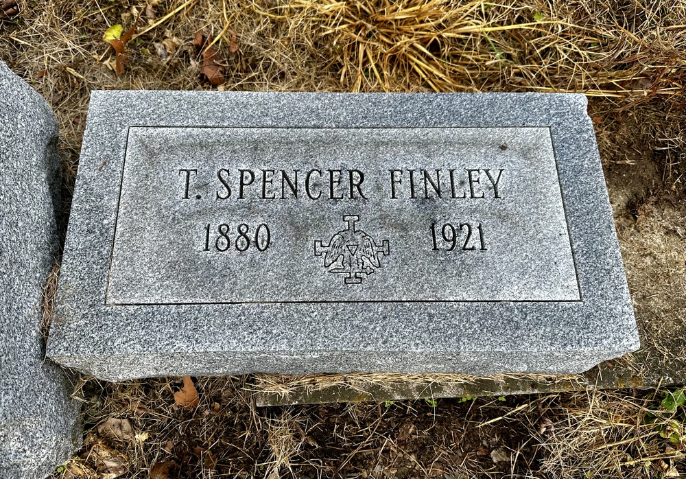 Gravestone of T. Spencer Finley, Union Baptist Cemetery