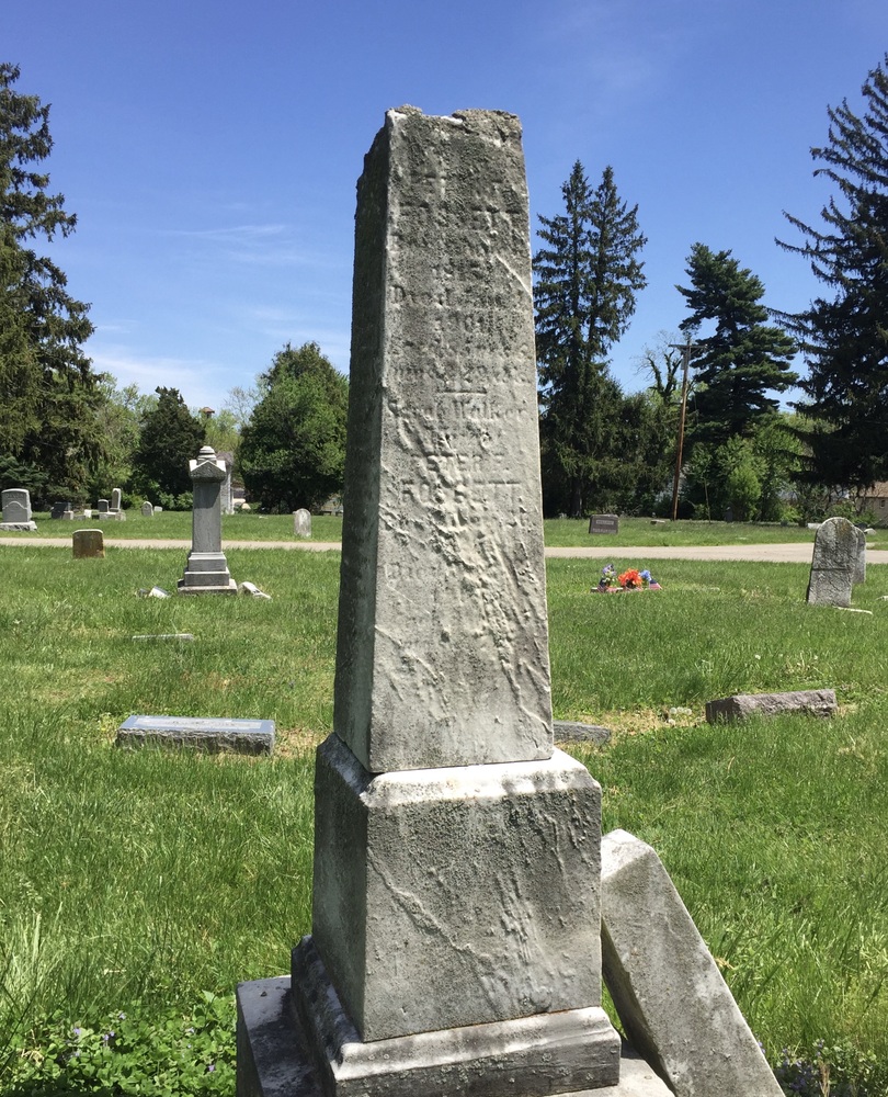 Gravestone of the Fossett family, Union Baptist Cemetery