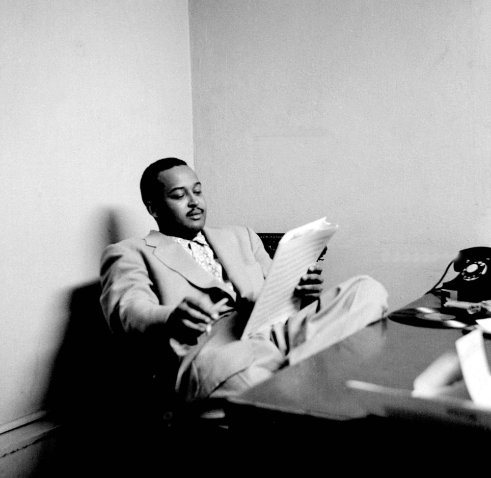 Henry Glover at his desk