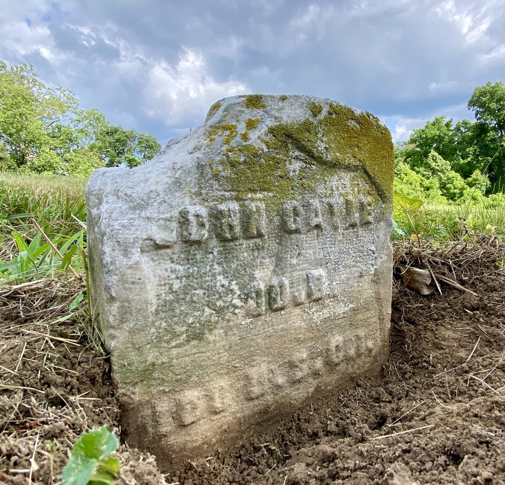 Gravestone of John Gayle (abt. 1842-1906), United American Cemetery, Madisonville